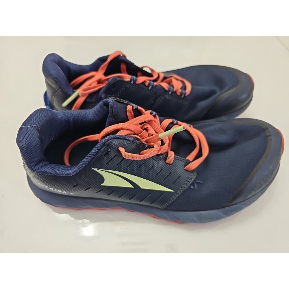 Altra Superior 5 Womens Size 8 Blue Running Sneakers Shoes Lace Up ATHLETIC PINK